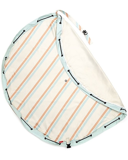 Play&Go Portable 2 in 1 Storage Bag & Outdoor Playmat - Stripes Storage Bag and Playmat